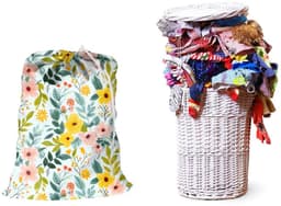 Set van 2 Opvouwbare Waszakken van Oxford Stof voor Spring — thumbnail 2