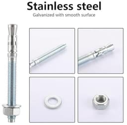 Heavy Duty Ankers M10 x 110 mm - 30 Stuks Verzinkt Roestvrij Staal — thumbnail 4
