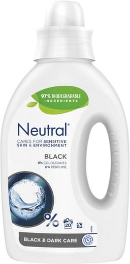 Neutral - Vloeibaar Wasmiddel Zwart - 1 liter - 20 wasbeurten — thumbnail 2