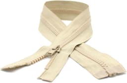 10x Scheidbare Ritssluiting voor Jassen en Tassen - 70 cm - Beige - Maat 5 — thumbnail 1