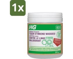 1 x HG Eco Wasmiddeltoevoeging tegen Stinkend Wasgoed 500 gr - Wasmiddel - Stankmoleculen - Wasgoed - Wasmiddeltoevoeging - Stinkend Wasgoed