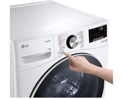 LG LC0R2N2 Wasmachine 20 kg met Intello DD en Inverter Direct Drive voor krachtig en betrouwbaar wassen - TurboWash voor sneller schoon - Spa Steam voor hygiënische zorg en ThinQ slimme bediening. Energieklasse B