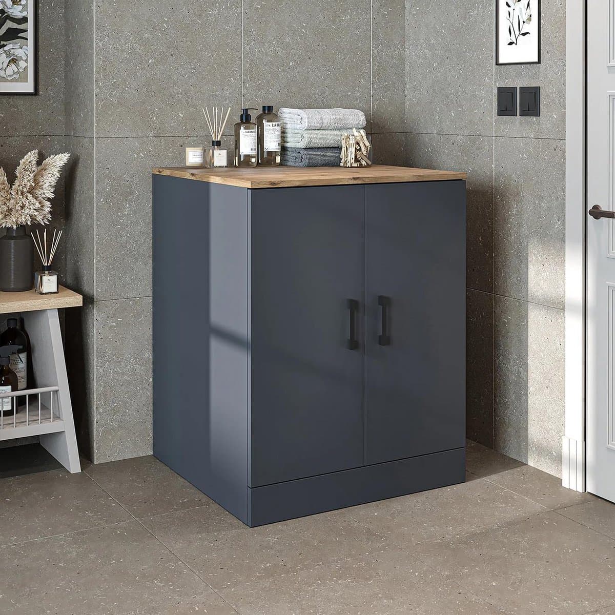 Wastoren Kast voor Wasmachine en Droger - Ruimtebesparend Organiseren — afbeelding 1
