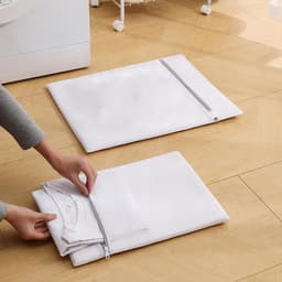 Waszakken, 60 x 80 cm met ritssluiting voor wasnetjes, speciaal ontworpen voor machinewas - perfect voor het beschermen van dekens, beddengoed, dekbedovertrekken en delicate — thumbnail 2