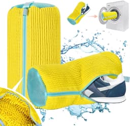 Set van 2 waszakken voor schoenen, herbruikbare en duurzame opbergzakken, schokbestendig en geluidsarm, ideaal voor sportschoenen en wasgoed — thumbnail 1
