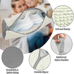 Dailygoods - Dikke Waszakken voor Wasmachine - Herbruikbare Waszakken met Ritssluiting — thumbnail 4