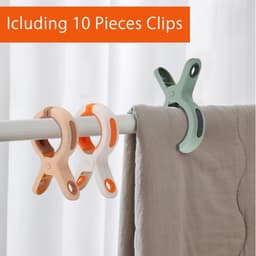 Dailygoods- Strandhanddoekclips 10 stuks - Winddichte Handdoekharingen - Antislip Wasknijpers - Grote Grip - Kunststof - 10,6 x 6 x 2,2 cm - Handdoekclips — thumbnail 2