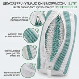 Schoenwaszakken voor Sneakers - Set van 2, Waszak voor de Wasmachine, 360 Graden Reiniging en Bescherming van Schoenen — thumbnail 4