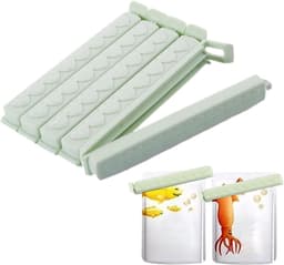 Snackzakclips - Voedselklemmen - Voedsel Vers Houden - Innovatieve Afdichtingstechnologie - 5 Stuks - Multicolor — thumbnail 5