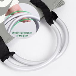 SnelShoppen - Grote opvouwbare waszak van polyester met aluminium handgrepen - 44 liter, 33x53x23 cm, ideaal voor badkamer, slaapkamer en pantry — thumbnail 4