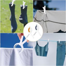 SnelShoppen - 6 Stuks Handige Handdoekclips voor Strandstoel, Bad Clips, Beddengoed en Kleding, Duurzaam PP Plastic met Antislip Pads, Perfect voor Ca — thumbnail 3