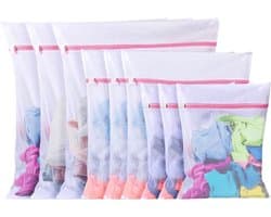 Thijox - 10 Stuks Wasnet Voor Wasmachine, Grote Mesh Waszak Voor Shirts, Bh's, Sokken, Schoenen, Truien, Babykleding - 3 Maten - Ideaal Voor Veilig Wa