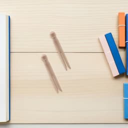 Houten Wasknijpers - Knutselklemmen - Decoreren en Knutselen - Natuurlijk Hout Zonder Veer - 12 Stuks - Lichtbruin — thumbnail 2
