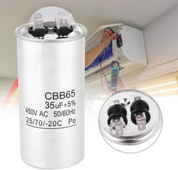 Dailygoods - CBB65A Condensatorset - Startcondensator - Waterdicht - 450V 35UF - Voor airconditioning - Aluminiumfolie - Geschikt voor diverse toepass... — thumbnail 2