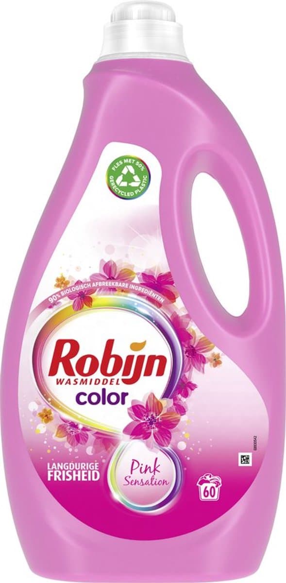 Robijn - Vloeibaar Wasmiddel - Pink Sensation - 60 Wasbeurten — afbeelding 1