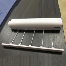 carmdering - Intrekbare Waslijn - Droogrek - Binnenwaslijn - Verstelbaar, ruimtebesparend, 5 lijnen, 36,4x6,3x6 cm - Voor delicate kleding - Geschikt voor badkamer & balkon — thumbnail 4