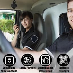 CB Microfoonhouder Retractable - 80 cm Uittrekbaar - Organiseer je cabine - Perfect voor vrachtwagenchauffeurs - ShopVlot — thumbnail 3