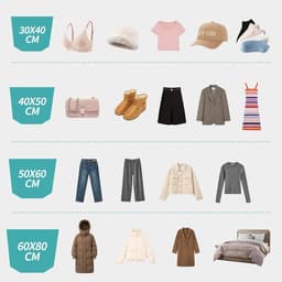 Wasnetten voor wasmachine - Herbruikbare waszakken, fijnmazig ontwerp voor delicate kleding zoals truien, jeans en blouses - Set van 4 stuks — thumbnail 3