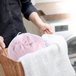 2 Stuks Wasnetten voor Wasmachine, 30 x 40 cm Wasnet met Trekkoord Herbruikbaar Grof Mesh Waszakken Waszak Wasmachine voor Blouse Babykleding Beha Ondergoed Sokken — thumbnail 2