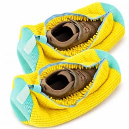 Schoenenwaszak – 2 Stuks – Schoenen Waszak voor Wasmachine & Droger – Sneaker Waszak – Schoenreinigingszak – Herbruikbaar – Geel — thumbnail 4