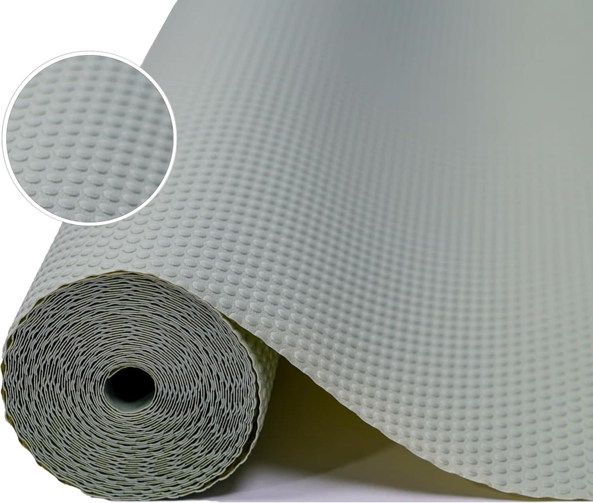 niet-klevende gemakkelijk schoon te maken keukenkast plank koelkast plank beschermer mors waterdichte afwasbare EVA 44 cm x 200 cm Salie Groen — afbeelding 1