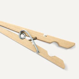 SnelShoppen - 100 Stuks Houten Wasknijpers met Veer - Duurzaam en Sterk voor Tuin, Keuken en Feestdecoraties - Ideaal voor Kleding, Foto's en Creatiev — thumbnail 5