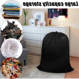 Extra grote opbergzakken van 47x37 inch, stevige waszakken voor dekbedden, kussens en kleding, ideaal voor verhuizen en reizen — thumbnail 5