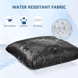 SnelShoppen - 2Pcs Waszak - Waterdichte Reiszak voor Nat en Droog - Organizer met Rits voor Gym, Zwemmen, Workout, Yoga, Strand, Zwembad (50x60cm) — thumbnail 2