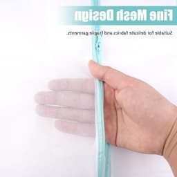 Set van 2 Wasnetten voor de Wasmachine - Fijne Mesh Polyester Waszakken met Verborgen Rits voor Dekens, Jassen en Speelgoed - 60 x 80 cm en 90 x 110 cm — thumbnail 5