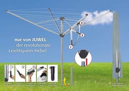 Juwel Droogmolen Novastar 500 Compact - 50 meter - Inclusief Betonanker — thumbnail 3