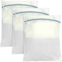 SnelShoppen - 3 Stuks Waszak, 40x50cm Mesh Waszak met Rits, Voor Sweaters, Jassen & Reizen, Ideaal voor Delicate Kleding — thumbnail 1