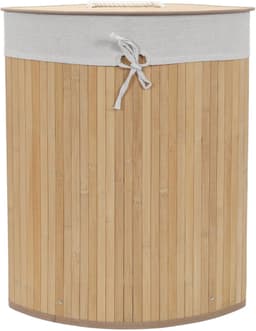 Hoekwasmand ARCO, bamboe, 60 l — thumbnail 3