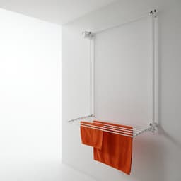 Foxydry Wall 88 cm White droogrek wandmontage -bediening links- - Witte kleur - 88 x 52 x 137 cm — thumbnail 1