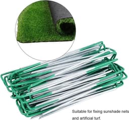 150mm Haken Nagels Grondankers - Kunstgras Gazon - 100 Stuks — thumbnail 4