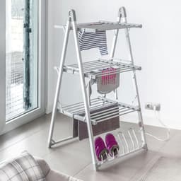 Ruimtebesparend Afdruiprek met Lekbak - 40 x 30 cm - Perfect voor Wastafel en Camping - Organiseer en Droog Servies Efficiënt — thumbnail 5