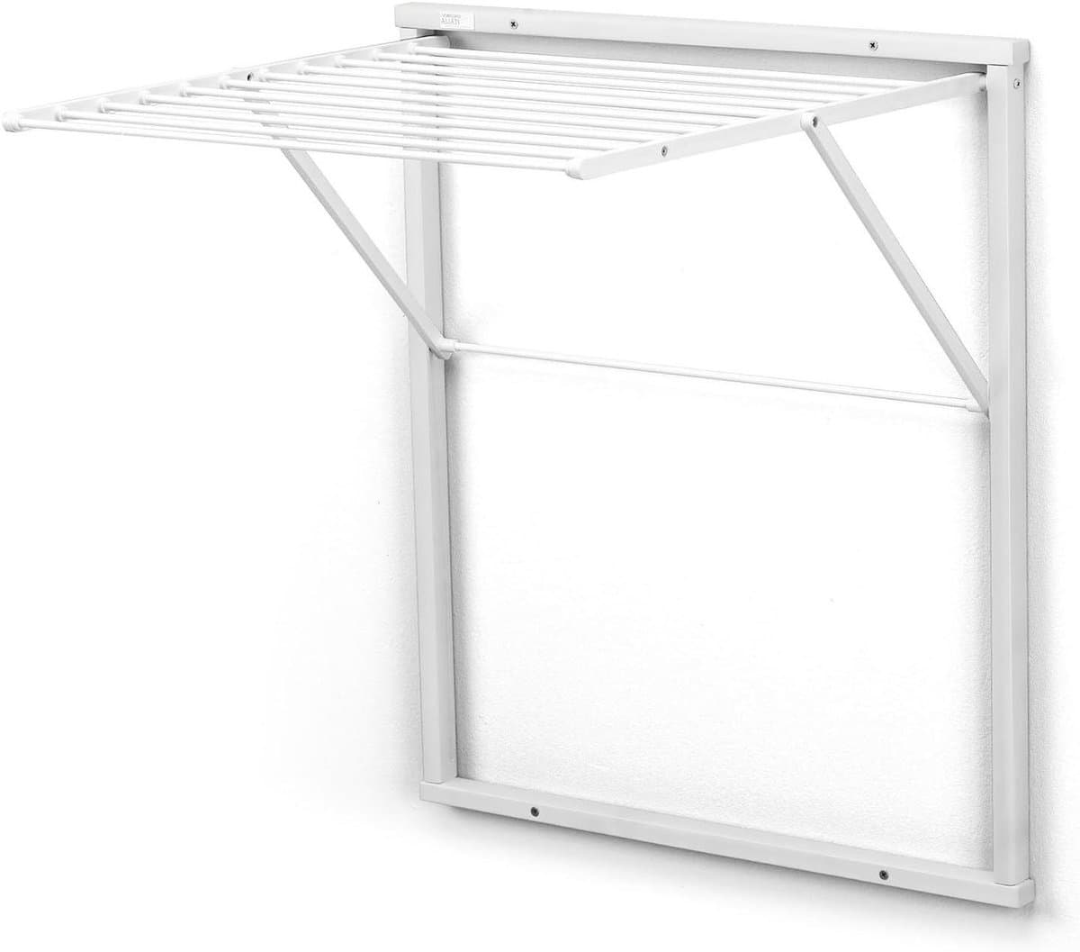 Wandwasrek Kledy wand hout - inklapbaar - 65 m lijn - kleur: wit AR-It il Cuore del Legno — afbeelding 1