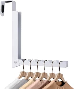 Opvouwbare Deur Hanger Haak - Kleding Organizer - Draagbaar — thumbnail 1