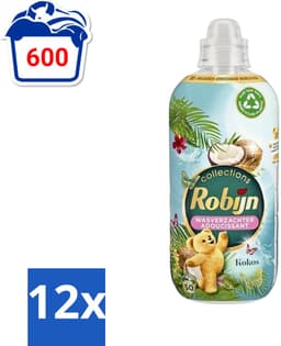 Robijn Collections - Wasverzachter - Kokos - 1,25L - 50 Wasbeurten - Voordeelverpakking - 12 stuks — thumbnail 4