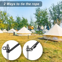 Grondanker-trampoline Grondanker-trampolineset 30 cm 4-delig Heavy Duty tentharingen Herbruikbaar voor campingtenten Trampolines Schuren Schommelsets Beveiliging van dieren — thumbnail 5