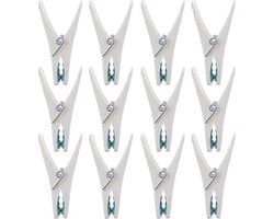 Wasknijpers Plastic 12 stuks - Set - Wasgoedknijpers - Knijpers voor Wasrek - Laundry