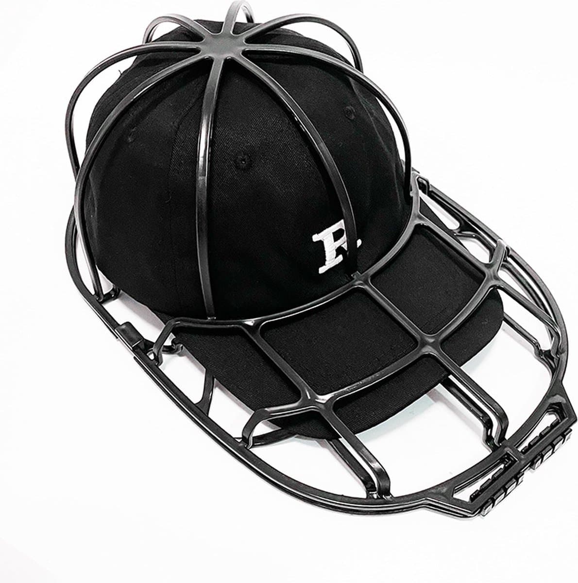 Baseballcap Cap Washer -petwassen houder-Geschikt voor bijna alle maten pet-Zwart — afbeelding 1