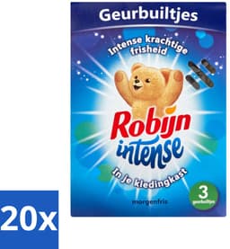 20 x Robijn Geurbuiltjes Intense 3 stuks per verpakking - Geur In Kleding - Langdurige Geur - Frisse Geur - Geurbuiltjes - Kledingkast Geur — thumbnail 1