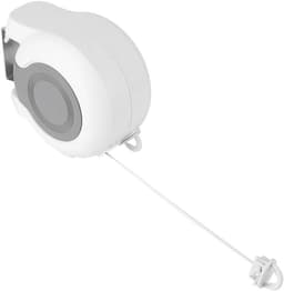Verstelbare wandgemonteerde waslijn, dubbele retractable drooglijn voor binnen en buiten gebruik, ruimtebesparend en duurzaam — thumbnail 4