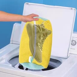 Herbruikbare waszakken voor schoenen - 2 stuks, 360 graden bescherming voor fijne stoffen, geschikt voor alle schoenmaat en type, ideaal voor de wasmachine en schoenen droger — thumbnail 3