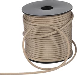 Kampeer Waslijn - Waslijn Touw - Kleding Drogen - Winddicht Ontwerp - 50 Meter - Beige — thumbnail 1