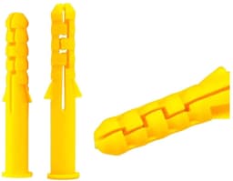 Kunststof pluggen - Muurankers - Veilig bevestigen - Versterkte verankeringskracht - 170 stuks - Grijs — thumbnail 1