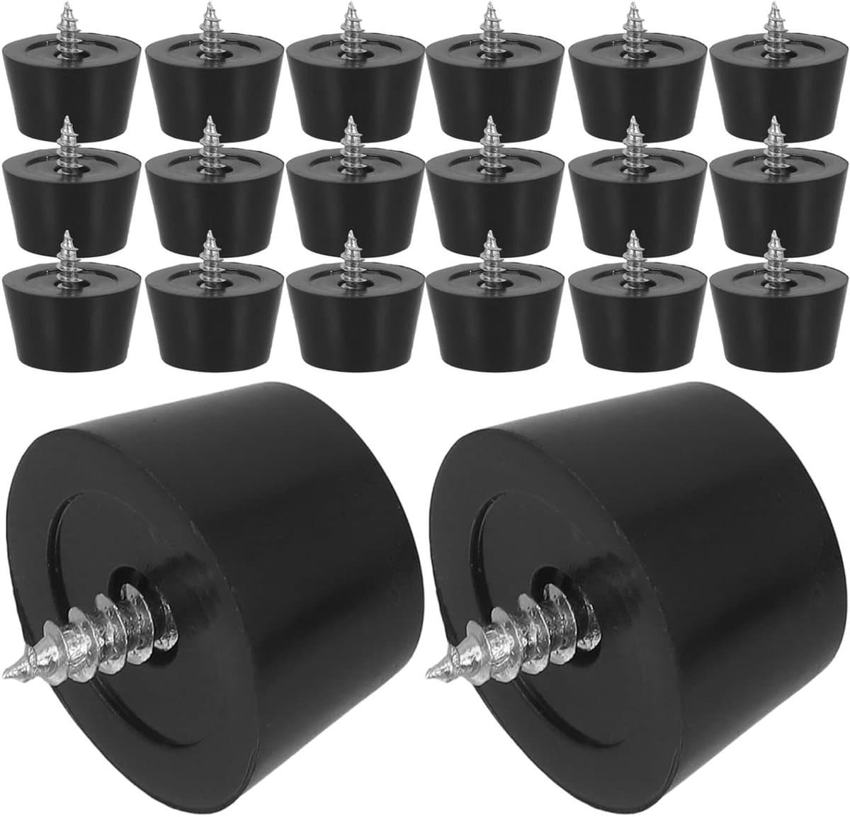 Speaker Isolatievoeten - Anti-trillingsdempers - Audio Verbeteren - Mechanische Isolatie - 20 Stuks - Zwart — afbeelding 1