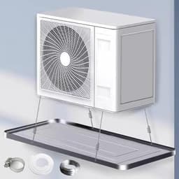 Condensbak Airco - Wateropvangbak - Waterschade Voorkomen - Roestvrij Staal - 85x39 cm - Zilver — thumbnail 4
