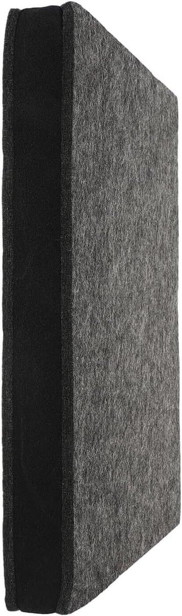Geluiddempende Subwoofer Riser - Akoestisch Isolatiepad - Verbeteren Geluidskwaliteit - Trillingsabsorberend Platform - 30x20x5.2cm - Donkergrijs — afbeelding 1