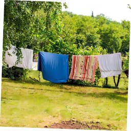 Kledinglijn Buiten - Drogere Koord - Kleding Drogen - Verstelbare Lengte - 5 Meter - Zwart — thumbnail 4
